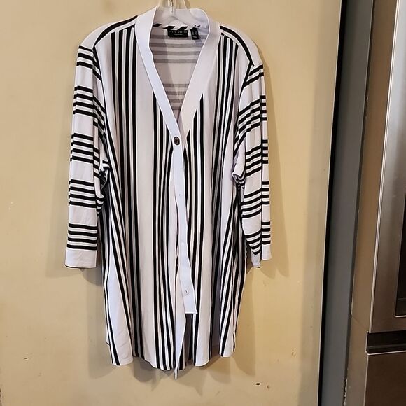 Georgeous Susan Graver Weekend lightweight cardigan 3X new condition - Picture 1 of 7